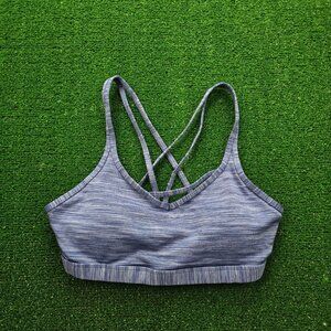 Zyia Womens Sports‎ Bra XS Purple Yoga Gym Athletic Running Strappy Workout